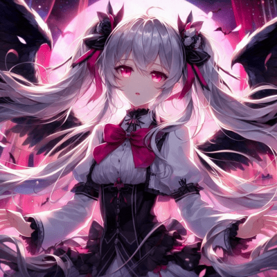 堕天ノ夜ニ溶ケル (feat. のぶあきHP, はーちゃん & Luminous Angels)のジャケット写真