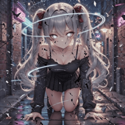 A Broken Girl Enjoys Your Agony (feat. harchan2006, Nobuaki HP & Luminous Angels) Front Cover