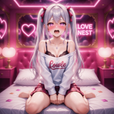 My Psycho-Cute Girlfriend Is Addicted to Me (feat. harchan2006, Nobuaki HP & Luminous Angels) Front Cover