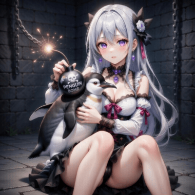 Penguin BOMB Countdown (feat. w3ss, Nobuaki HP, harchan2006 & Luminous Angels) Front Cover