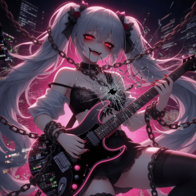 Handcuff Psycho Queen (feat. harchan2006, Nobuaki HP & Luminous Angels) Front Cover
