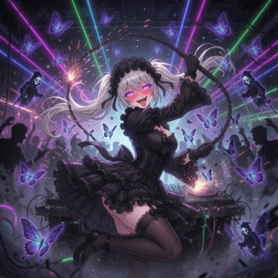 Black Butterfly All-Night Curse (feat. FierySnow, Nobuaki HP & harchan2006) Front Cover