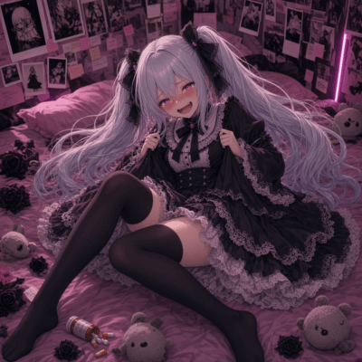 My Mind's Totally Blank, I Don't Get Anything! IQ 70 Pink-Haired Girl Goes Crazy on Heavy Bass-Glitchy Denpa MAX Operation! (feat. IQ70 Jirai Chinou-chan, harchan2006, Nobuaki Hara & Luminous Angels) Front Cover