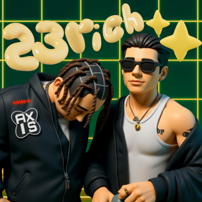 23rich (feat. Peace & Kick Ass) Front Cover