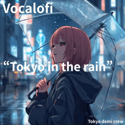 Tokyo in the rain Vocalofi (feat. KASANE TETO) Front Cover