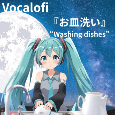 Chill beats Washing dishes Vocalofi (feat. HATSUNE MIKU) Front Cover