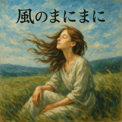 KAZE NO MANIMANI Front Cover