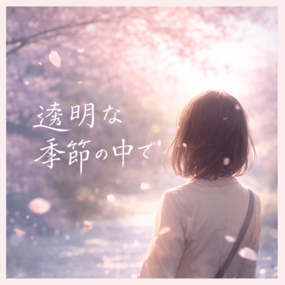 透明な季節の中でのジャケット写真