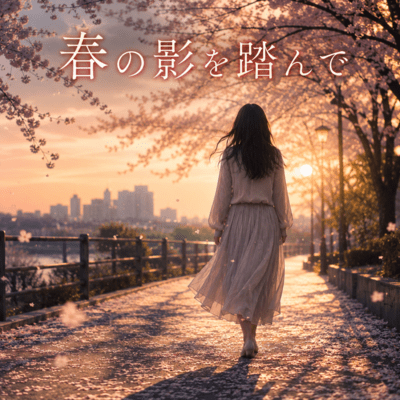 Stepping on the shadow of spring Front Cover