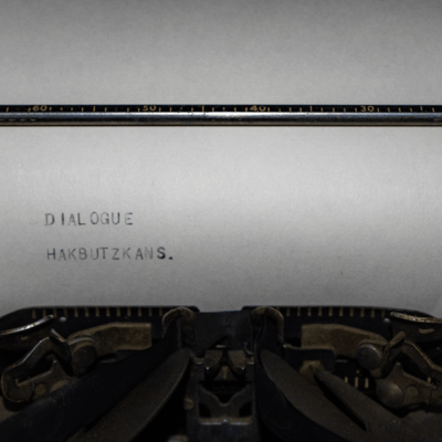 Dialogue Front Cover