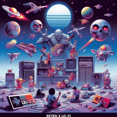 "Retro x Lo-Fi: Rediscovering Famicom Music" Front Cover