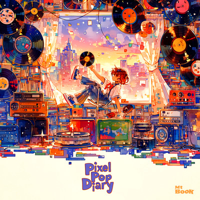 Pixel Pop Diary Front Cover