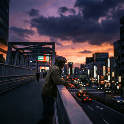 Sunset Afterimage Front Cover