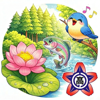 能登高校応援歌~咲かせろ君だけの花を~のジャケット写真
