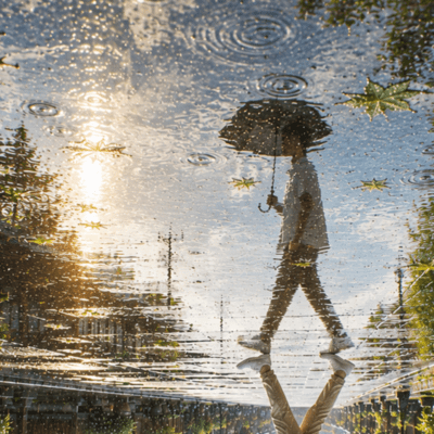 The Rain Makes Me Front Cover