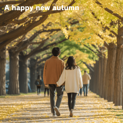 A happy new autumn Front Cover