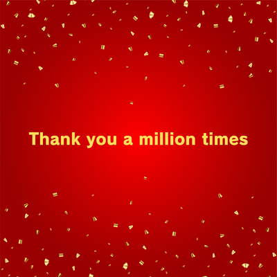 Thank you a million times Front Cover