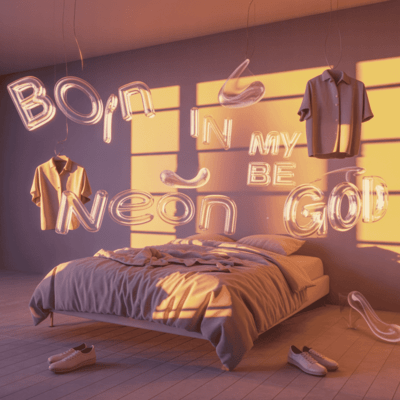 Born in my bed Front Cover