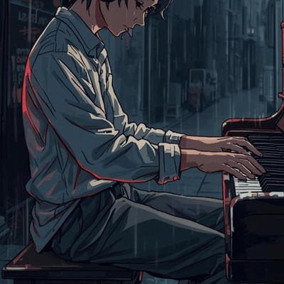 Street Piano Performer Front Cover