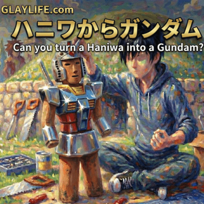 Can you turn a Haniwa into a Gundam? (feat. GLAYLIFE.com) Front Cover
