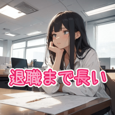 It's a long way until retirement (feat. Takamura Hibiki) Front Cover