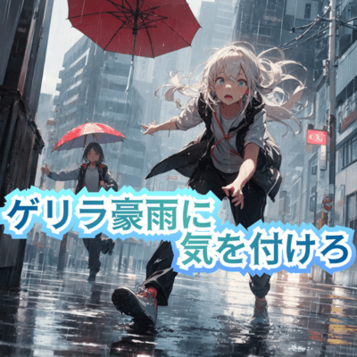 Watch out for sudden heavy rain (feat. Takamura Hibiki & Kirune) Front Cover