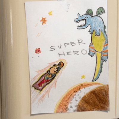 Super Hero Front Cover
