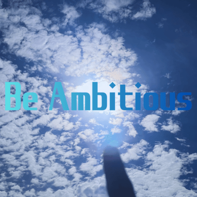 Be Ambitious Front Cover