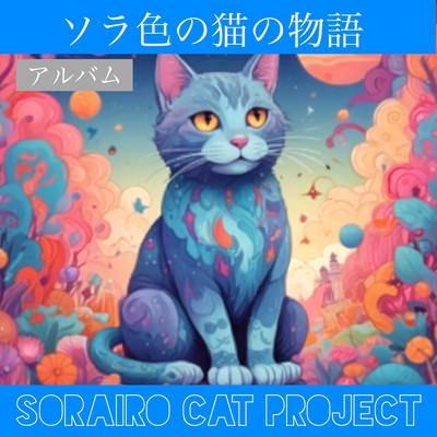 The Sky-Blue Cat Story Front Cover