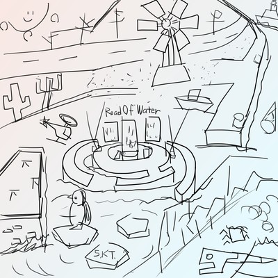 Road Of Water Front Cover