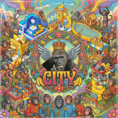 Flying Gorilla City Front Cover