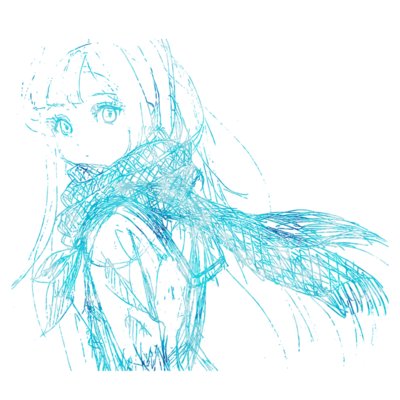 Long scarf Long hair, twirling (feat. Hanakuma Chifuyu) Front Cover