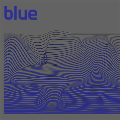 blue (feat. はつかわ)のジャケット写真