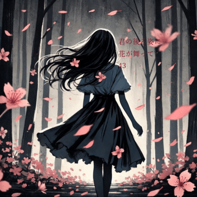 君の後ろ姿に花が舞ってのジャケット写真