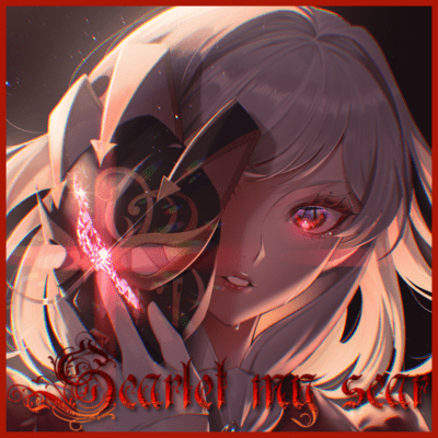 scarlet my scar (feat. ゐ鈴)のジャケット写真