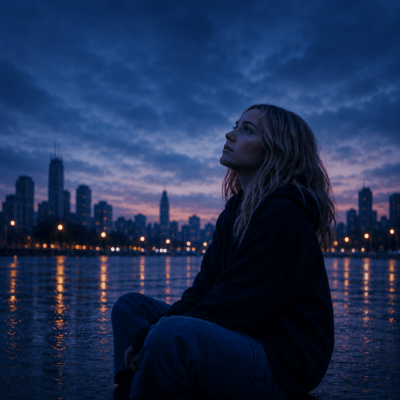 Fading Into Blue Front Cover