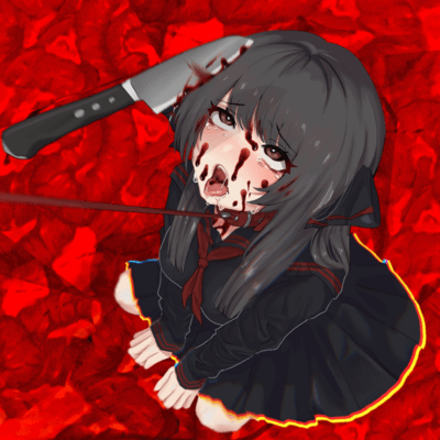 ( ( ( (ごめんね。あの人の包丁にはやっぱり勝てなかったよ...。敗北すりゅゅゅゅゅウラン核分裂) ) ) ) )のジャケット写真