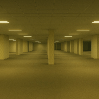 The backrooms Front Cover