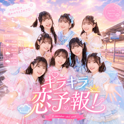 Kirakira Koi Yohou! Front Cover