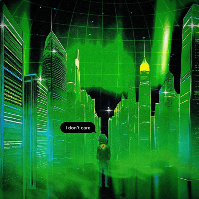 I don't care Front Cover