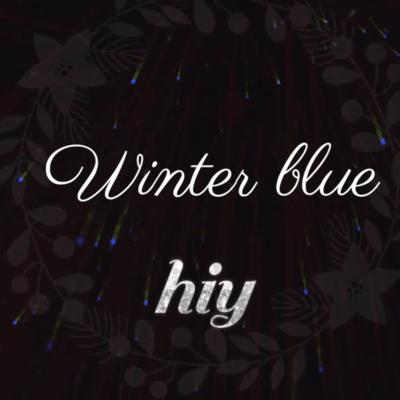 Winter blue Front Cover