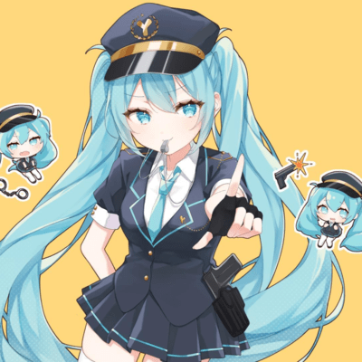 No! No! A real girl! (feat. HATSUNE MIKU) Front Cover