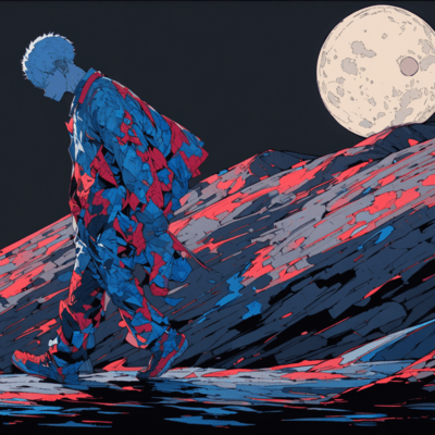 Space in the night Front Cover