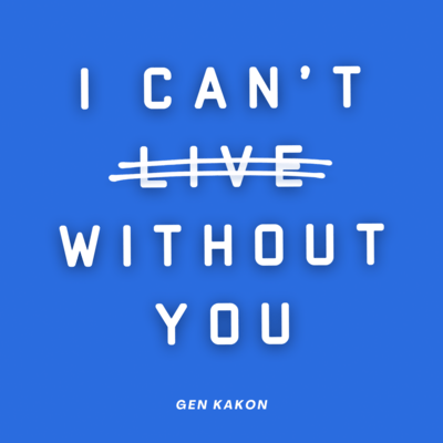 I CAN'T LIVE WITHOUT YOUのジャケット写真