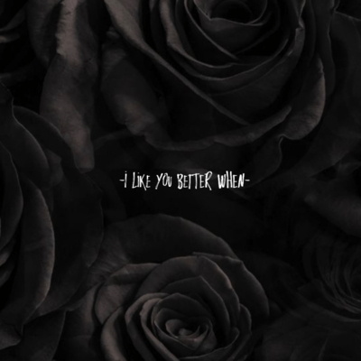 I like you better whenのジャケット写真