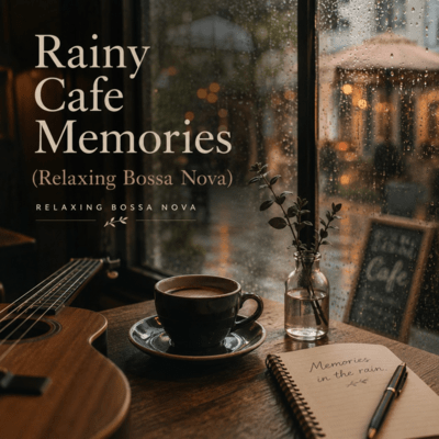 Rainy Cafe Memories (カフェ ボサノバ BGM)のジャケット写真