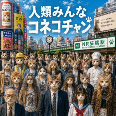 人類みんなコネコチャンのジャケット写真