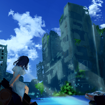Ruins Waterfront Front Cover