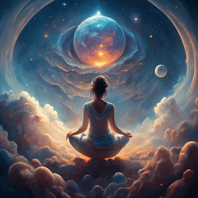 Healing while floating in the universe Front Cover