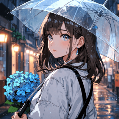 Rainy Season Blue Front Cover